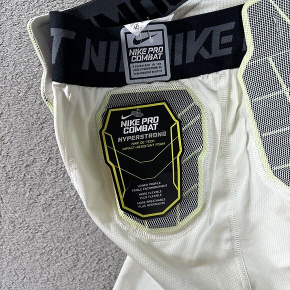 NWT Nike Pro Combat Hyperstrong White Football Compression Shorts Men's XL White - Picture 6 of 9